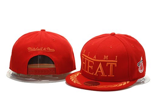 NBA Miami Heat MN Snapback Hat #133